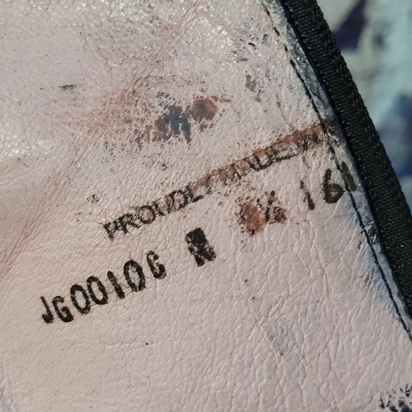 Edgy Junk Gypsy By Lane Stunning Distressed Black Leather Boots With Fringe. - Picture 16 of 16